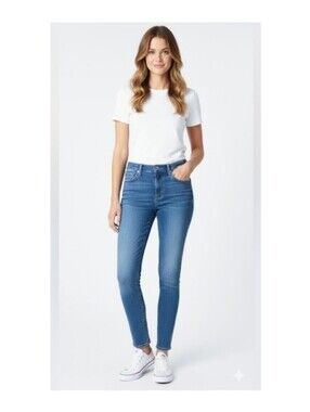 🤍HUDSON "Gia" Midrise Skinny Jeans Sz 28